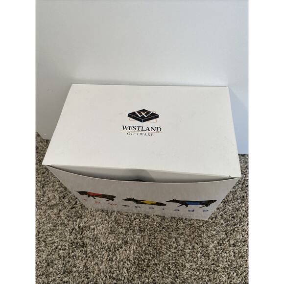 Cow Parade ANGELI COW #9127 Eyelashes Angel Wings Boho Westland Figurine RETIRED - Picture 8 of 11